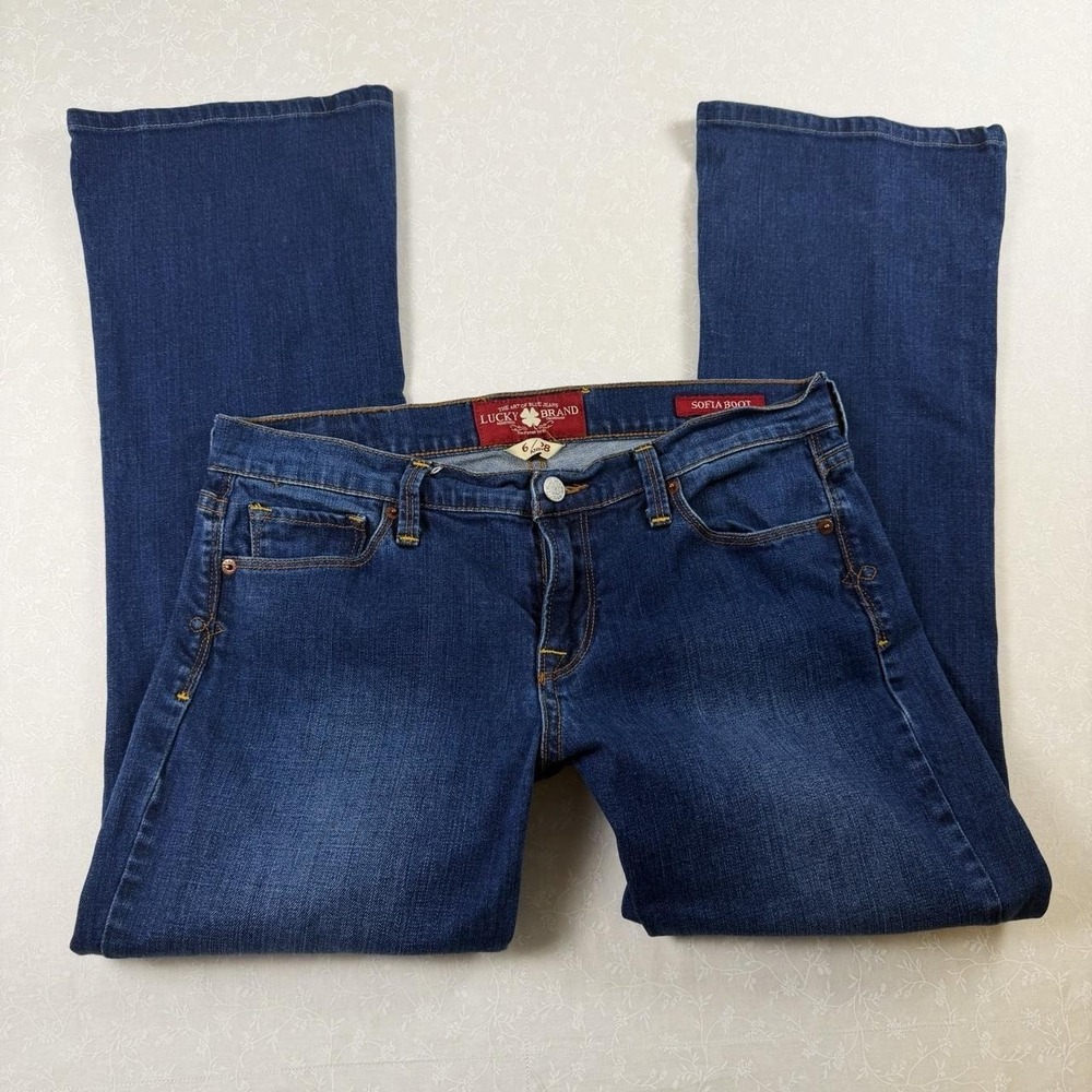 Vintage Low Rise Lucky Brand Sofia Bootcut Jeans — Size 6